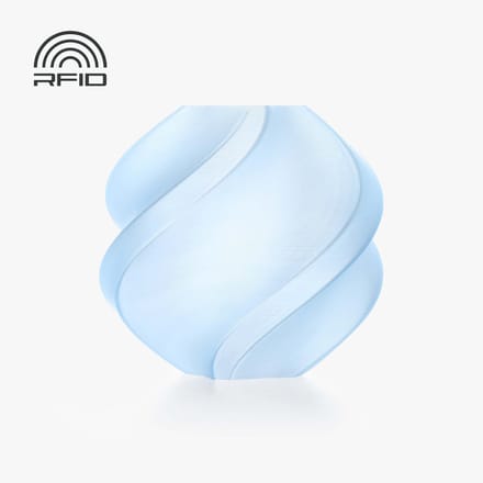 Bambu Lab PLA Translucent Ice Blue met spoel 1.75mm