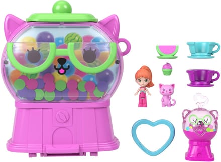 Polly Pocket Core Compact Watermeloen Kauwgombal Kitty