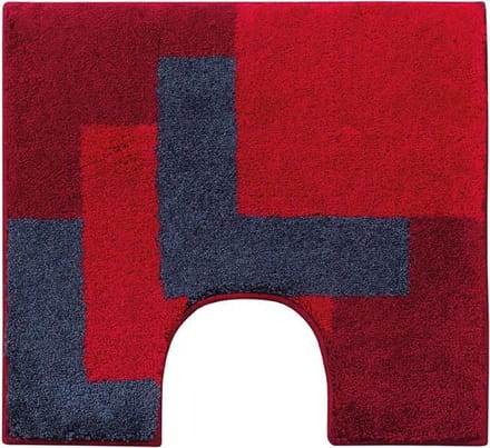 Casilin Graduale WC-mat - 55 x 60 cm - Met uitsparing - Rood