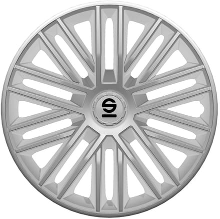 Sparco Wieldoppen Bergamo 16 inch Zilver - 4 stuks