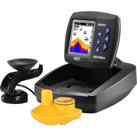 Fishfinder Bekabelde Transducer Sensor Fishfinder 45 Graden Onderwater Viscamera Draagbare Fishfinder Waterdicht Wireless & Wired