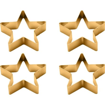 ECHTWERK Tafel accessoires (servetringen van ed, Goud, 4-delig)