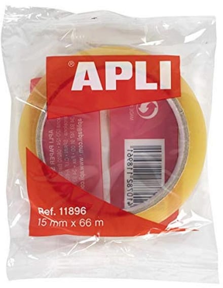 Helder Plakband 15 mm x 66 m - Transparant en Sterk