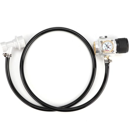 0-90PSI CO2 Mini Gasregelaar 5/16in Gasslang Assemblage Manometer Kogelvergrendeling Accessoire Kit