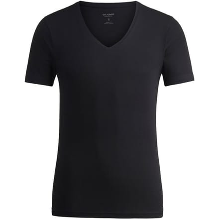 OLYMP Level Five T-Shirt voor eronder, Body Fit, Zwart