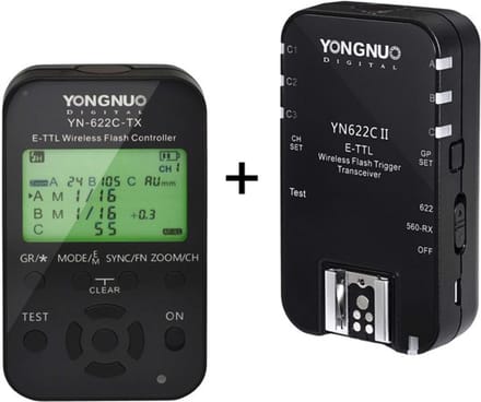 Dailygoody - Yn622 TX-zendontvangerset - Flitscontroller - tot 1/8000
