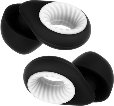 EarPlug Serie - Zatyczki Do Uszu - Czarno-białe - Silikon - Wyciszające 35 dB