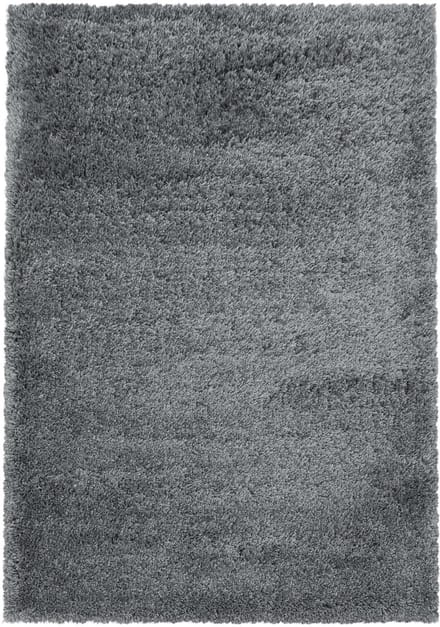 Extra hoogpolig shaggy vloerkleed Fluffy - lichtgrijs - 280x370 cm