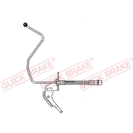 Remleiding QUICK BRAKE 35.914, rechts