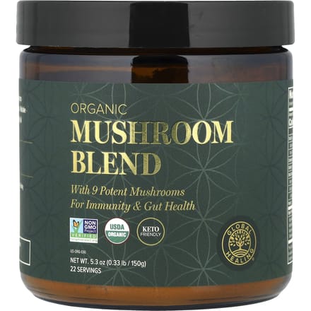 Biologische Paddestoelenmix, 150G(5,3 oz) black