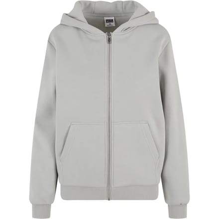 Urban Classics - Fluffy Vest met capuchon - M - Grijs