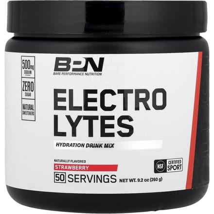 BPN, Électrolytes, Mélange pour boisson de réhydratation, Saveur Fraise, 10,2 oz (290 g)