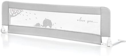 Quvo® Bedhekje - Bedrand Kinderen – Bedhek – Grijs - 80cm x 16cm x 8cm