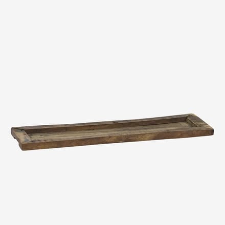 Madam Stoltz - Gerecycled Houten Dienblad - 50x15x2 cm