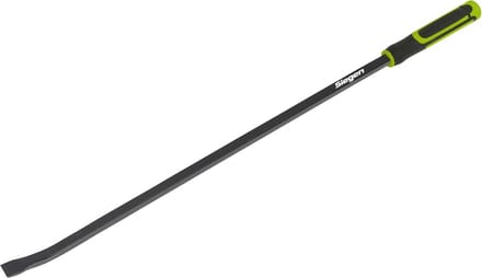 Zware 25° wrikstang 900mm met hamerdop - Zwart