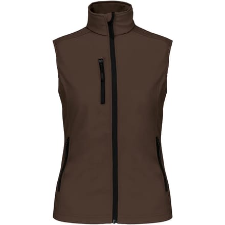 Kariban Dames softshell bodywarmer K404 - Chocolate - L