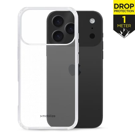 Mobilize Naked Protection Case - Geschikt voor Apple iPhone 17 Pro - Clear