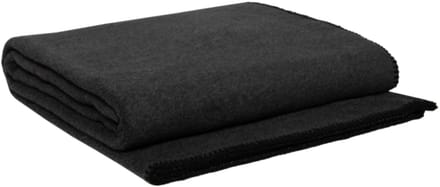 WOOOL Plaid - Fleece LUX (Charcoal) - 145×200cm