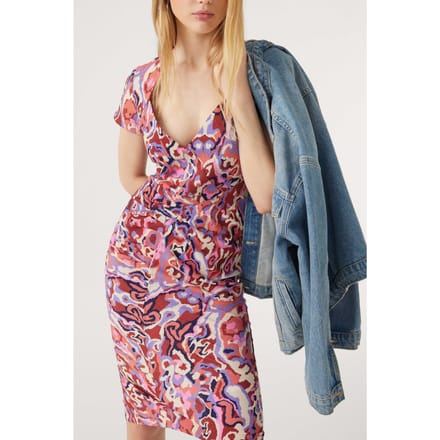 BA&SH Robe Siane Terracota Taglia: M | Abiti Midi Outlet | Donna