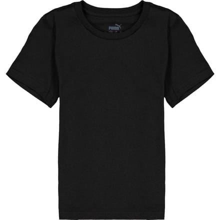 Puma Kinderen/Kinderen Logo Regular T-shirt (Poema Zwart)