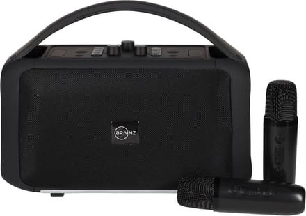 BRAINZ Karaoke Speaker XXL - Elektronica accessoires - Zwart