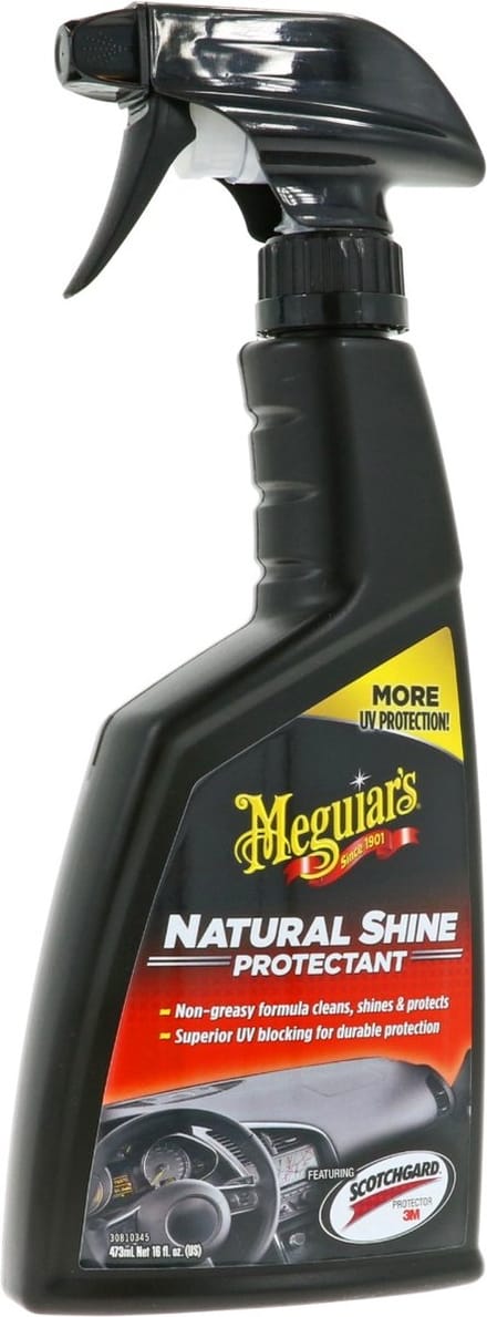 Meguiar's Natural Shine Protectant - Met Scotchguard - Reiniging auto interieur - Dashboard schoonmaken - 473ml