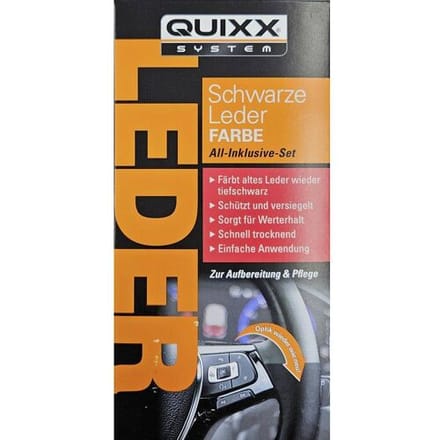 QUIXX SYSTEM 006181:QUIXX Zwarte leren kleur all-inclusive set 1 stuk(s)