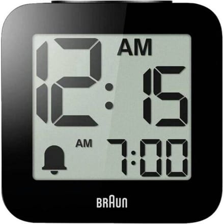 Braun 67711 Wekker Elektronisch Zwart Extra luid wekgeluid