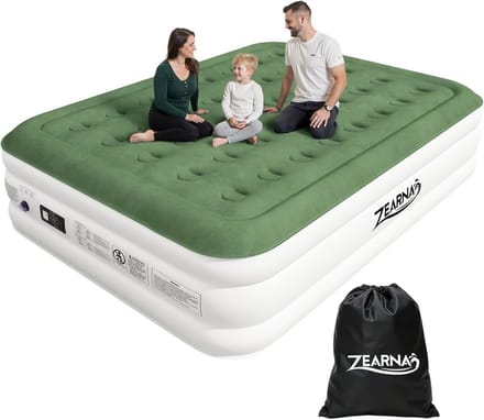 Luchtbed met Ingebouwde Pomp - Air Mattress - Inclusief Opbergtas - Camping