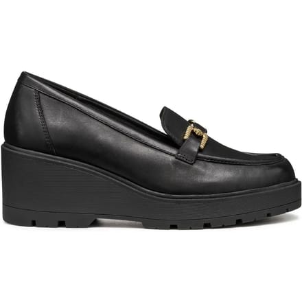GEOX MIEREILLE DAMES Loafers - ZWART - Maat 38