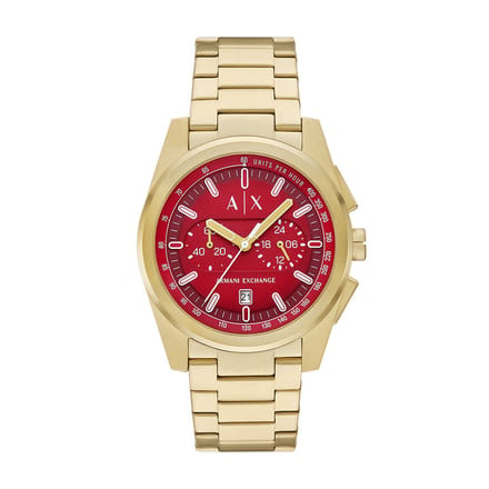 Armani Exchange AX2863 Heren Horloge 42mm - Goudkleurig