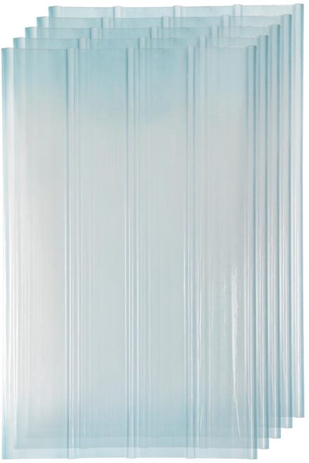 Golfplaten - Dakplaten - Overkapping Bouwen - Hoge Lichtdoorlatendheid - 90x160cm - Transparant