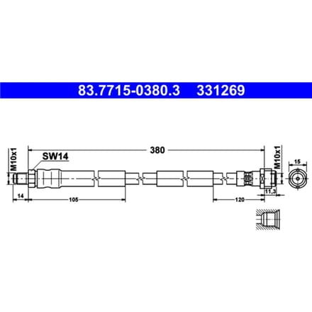Remleiding ATE 83.7715-0380.3