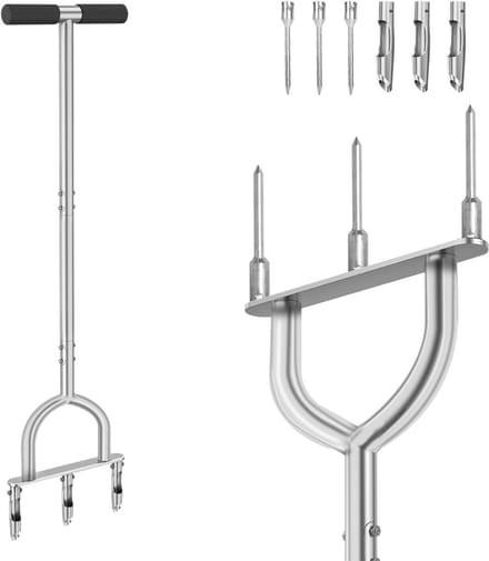 Prikrol - Gazonbeluchter - Gras Beluchten - Gazon Beluchter - Zilver