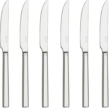 Bonna Tafelmes - Grace - RVS - 23.5 cm - set van 6