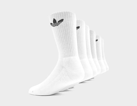 adidas Originals 6-Pack Trefoil Cushion Crew Sokken, White