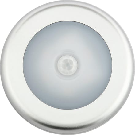Groenovatie LED Kastverlichting - 1W - Rond - 4xAAA Batterijen - Sensor - Warm Wit - Aluminium