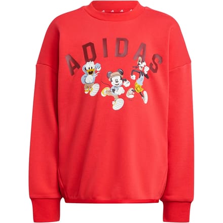Adidas X Disney Mickey Mouse Sweatshirt Joggers Set Rood 12-24 Months Kinderen