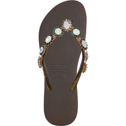 Uzurii | Teenslippers | Dames | Koffie | Maat 39/40