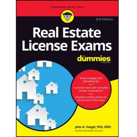Real Estate License Exams For Dummies - John A. Yoegel