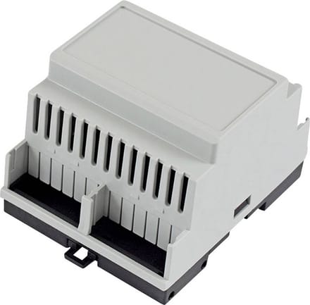 Hammond Electronics DIN-rail-behuizing – 90 x 70 x 58 – Polycarbonaat – Lichtgrijs