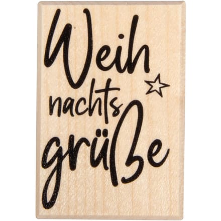 BUTTERER Stempel "Weihnachtsgrüße"