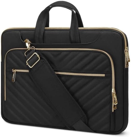 Laptoptas - Aktetas Notebooktas - Zakelijk Reizen Woonwerk - Verstelbare Schouderband - 15 inch
