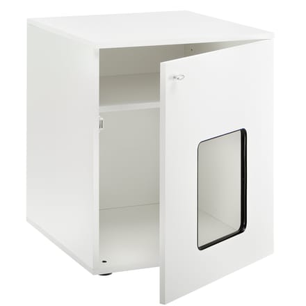- Wit - Ferplast Kattenkast van Hout