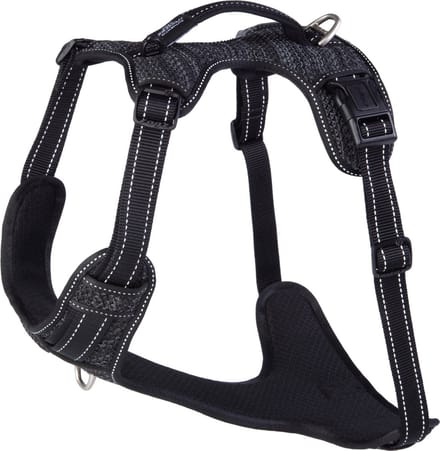 Rogz Explore Tuig Gevoerd Zwart - Hondenharnas - Xl 66-105 Cm
