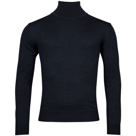 Baileys Trui Rollneck Merino Single Knit Navy / male