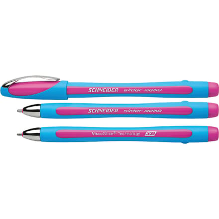 Schneider balpen - Slider Memo - penpunt XB 1,4mm - roze - S-150209