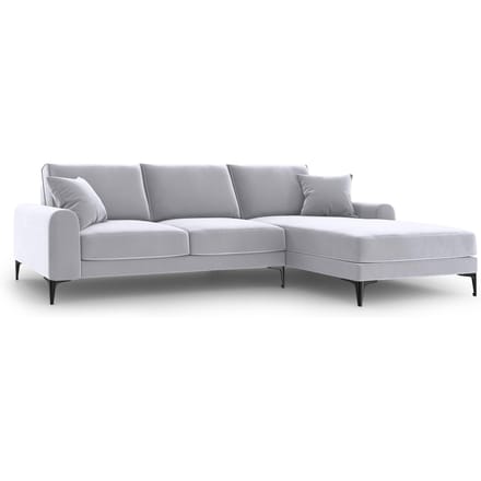 4.5-zitshoekbank Madara rechts velvet | Mazzini Sofas
