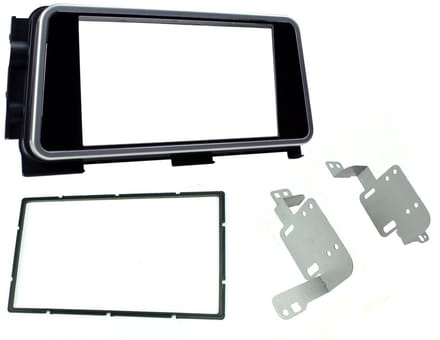 2-DIN frame ECO Nissan Micra 2020 - Piano Zwart