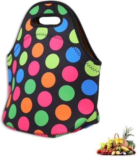 Dailygoods - Thermische Neopreen Opbergtas voor Picknick en Lunch - Herbruikbare Draagbare Lunchbox